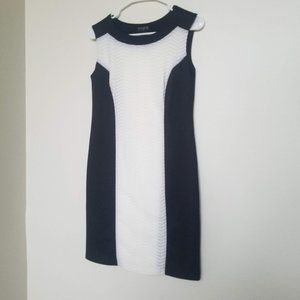 NWOT Enfocus Studio | Black and White Shift Dress